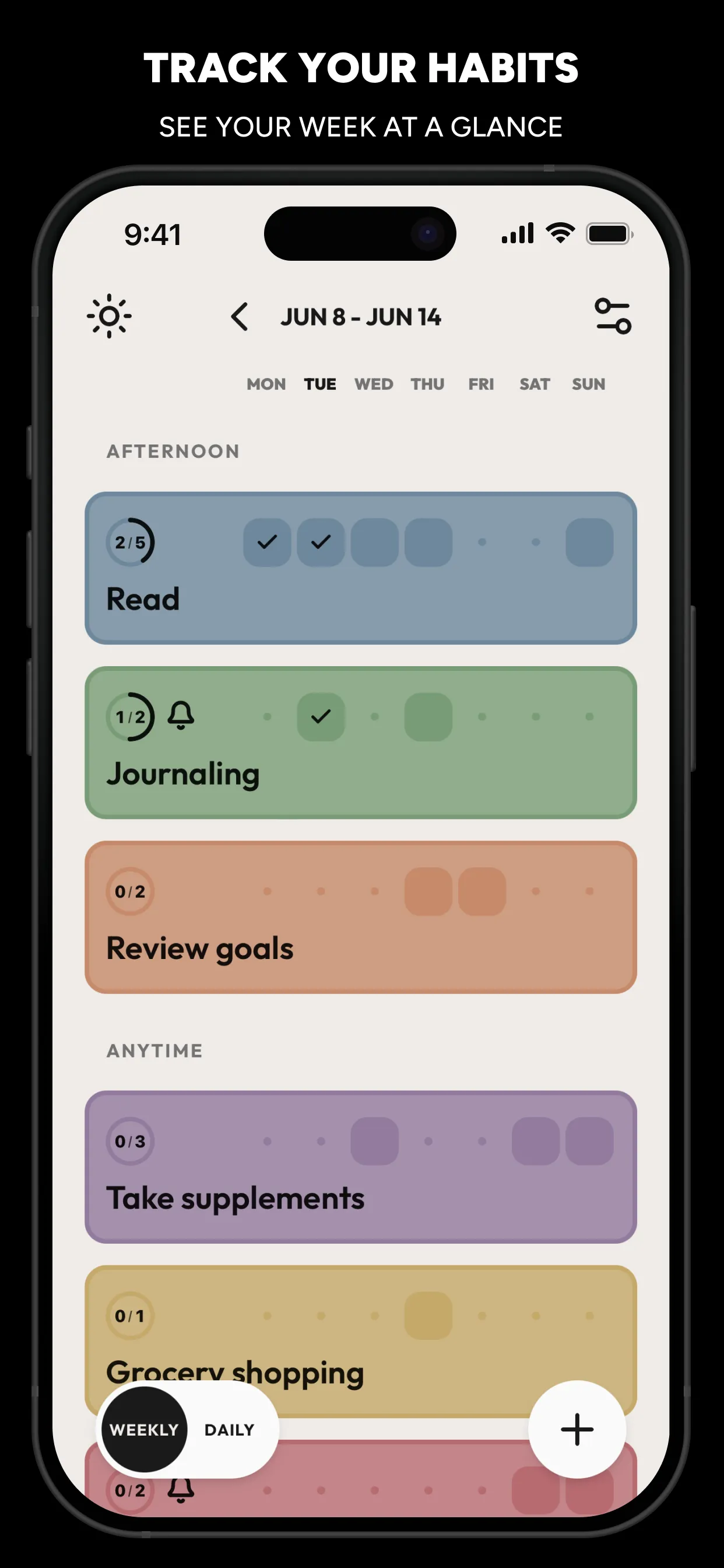 Weekly Grid View